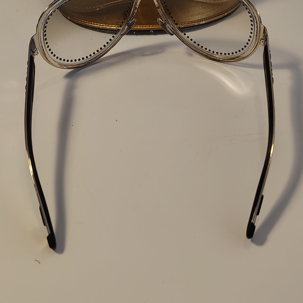Vintage GUCCI Crystal-Trim Aviator Sunglasses - Picture 4 of 5